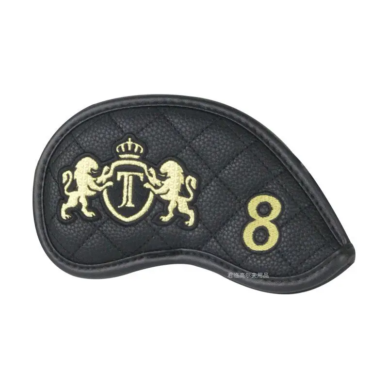 

9 шт./компл. чехол для гольфа, железная накладка на голову для гольфа, чехлы на танкетку для гольфа