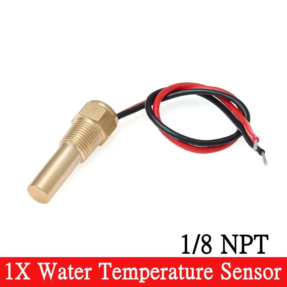 

Универсальный Датчик Температуры Воды 52 Мм, 7 Цветов, Светодиод 0–120 ℃ Прибор С Датчиками 1/8NPT 3/8NPT M14 M16 Для Лодок