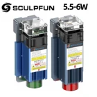 Лазерный гравер Sculpfun S9S6, модуль 90 Вт CO2, лазерная головка для гравировки, зеркальная акриловая резка, гравировка металла