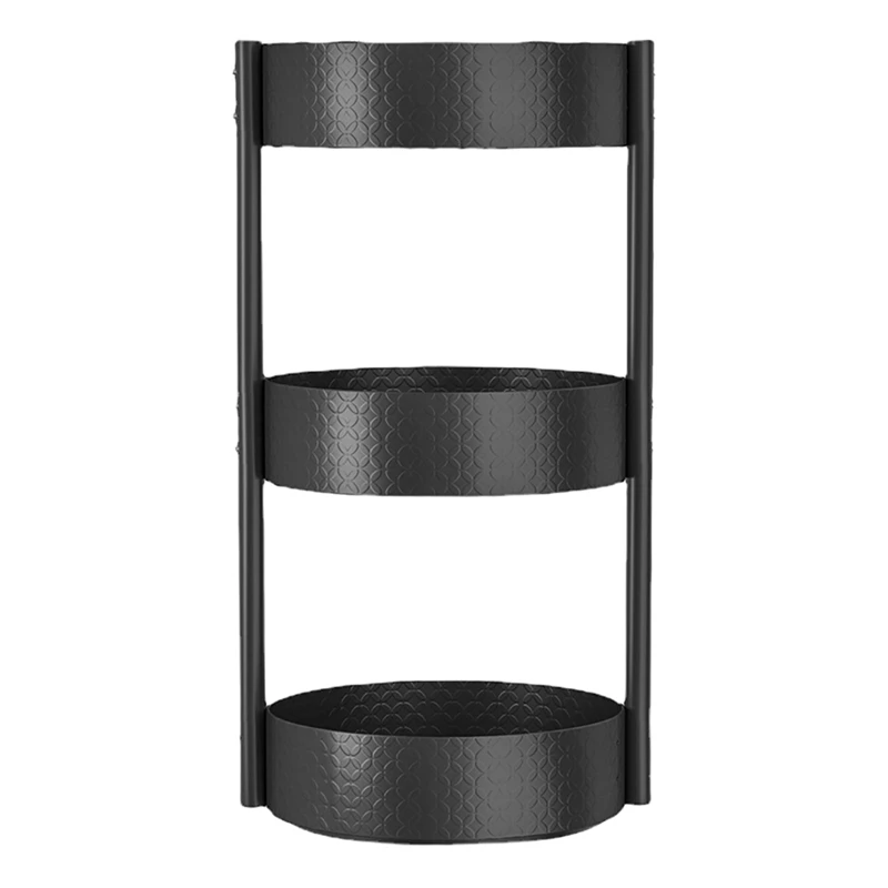 

3 Layer Rotatable Seasoning Racks Round Rotating Organizer Multifunctional Seasoning Bottle Storage For Kitchen