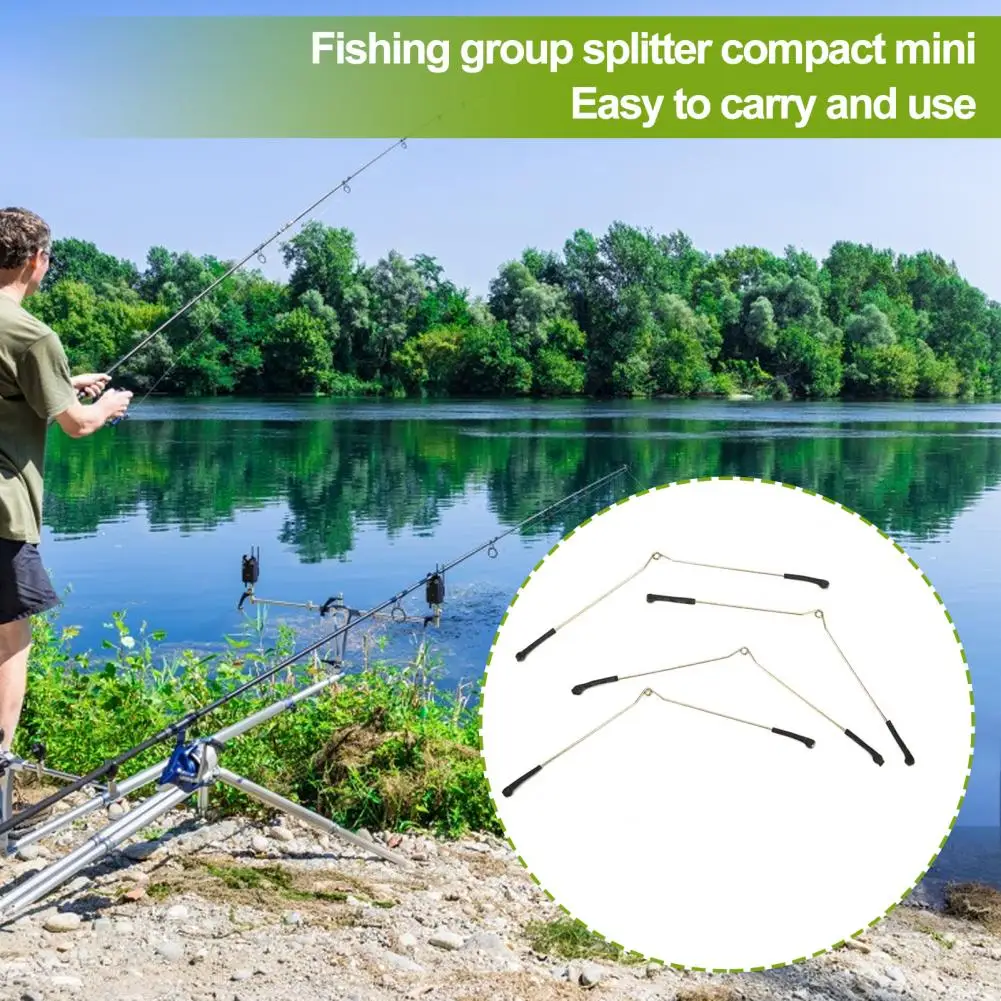 20 шт. разветвители для лески нержавеющие двойные крючки