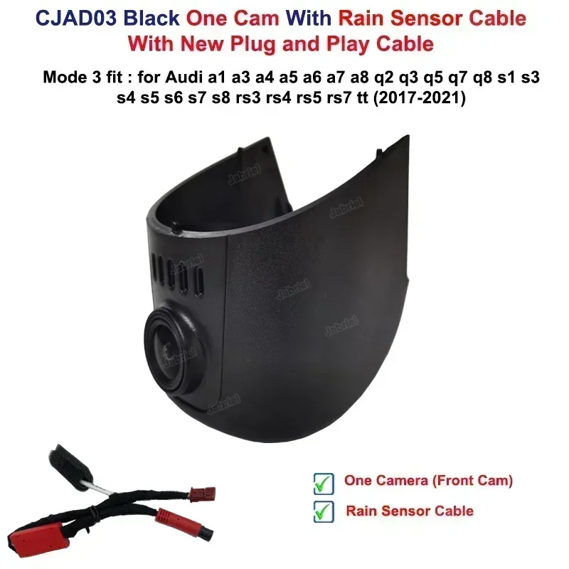 Кабель Plug and Play для 1080P Wi-Fi Car-Dvr Dashcam для Audi q2 q3 q5 q8 a3 a4 8v 8p a5 a6 a7 a8 s3 s4 s5 s6 s7 s8 rs 2004-2025