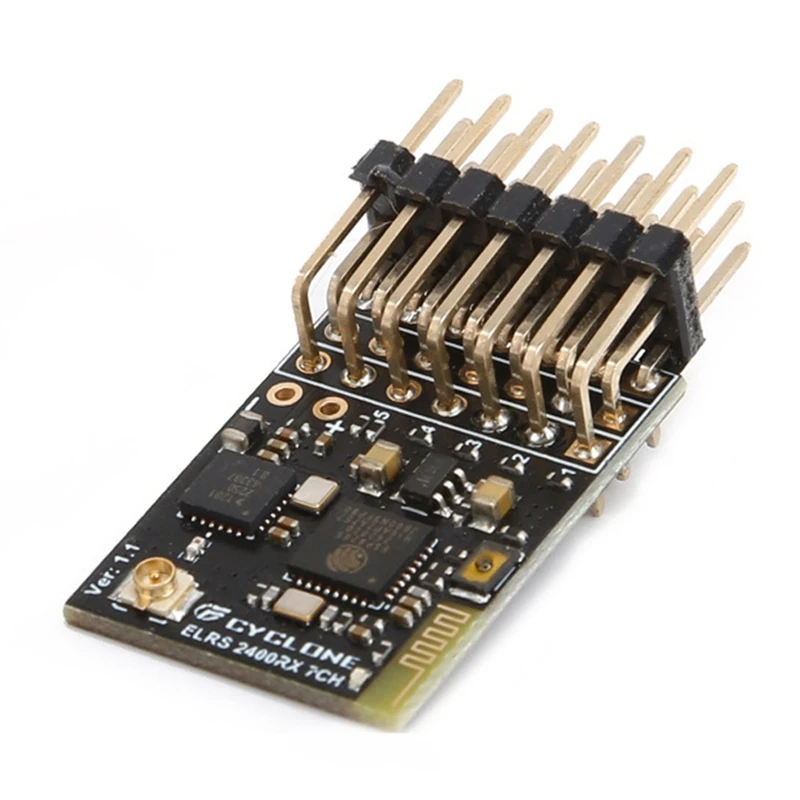 ELRS 2 4G 7CH PWM приемник Expresslrs RX 2400RX PWM/CRSF протокол для радиоуправляемого FPV дрона с