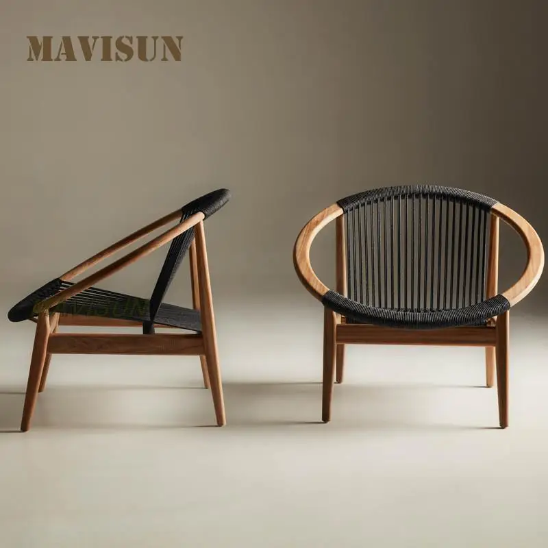 Однотонный семейный одинарный скандинавский ротанговый уличный ленивый