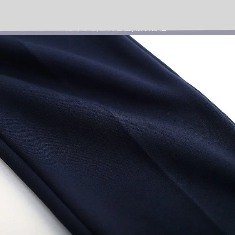 Осенне-зимние женские Однотонные эластичные облегающие базовые брюки с высокой