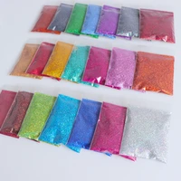 21 bags laser holographic glitter resin filling slime pigment nail art glitter powder diy charms uv epoxy resin mold decoration
