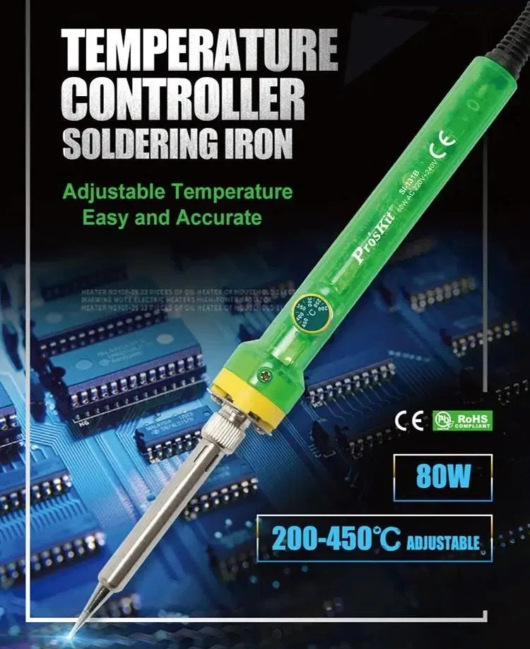 Pro'skit SI-131G Электрический паяльник с регулируемой температурой сварочная