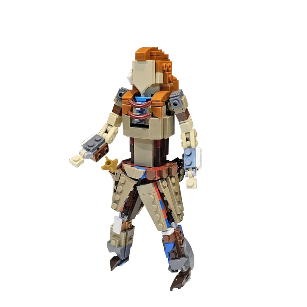 GOBRICKS MOC Horizoned Game Aloy 445 деталей