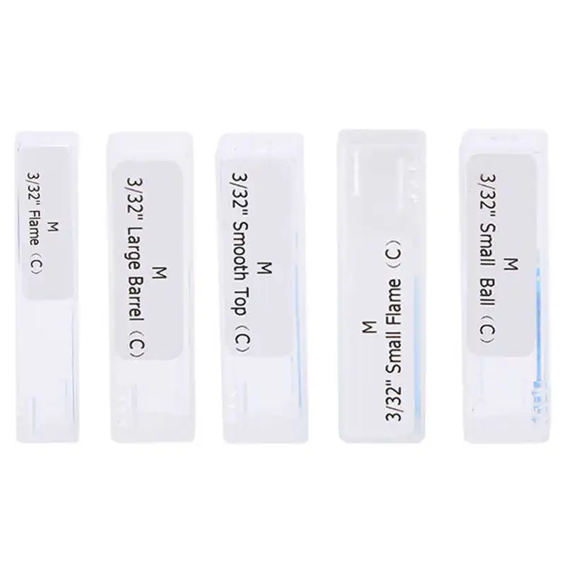 5 Типов керамической цилиндрической головки для шлифовки ногтей на маникюрном фрезере фреза фрезерование полировка.