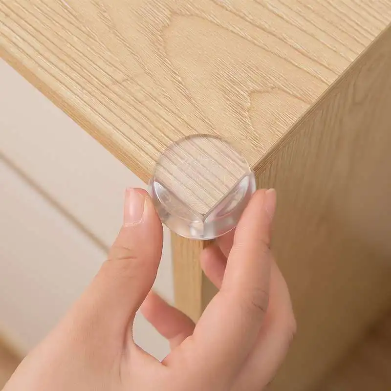 

Transparent Desktop Stool Corner Anticollision Corner Baby Protective Articles Children Thickened Table Corner Protective Corner