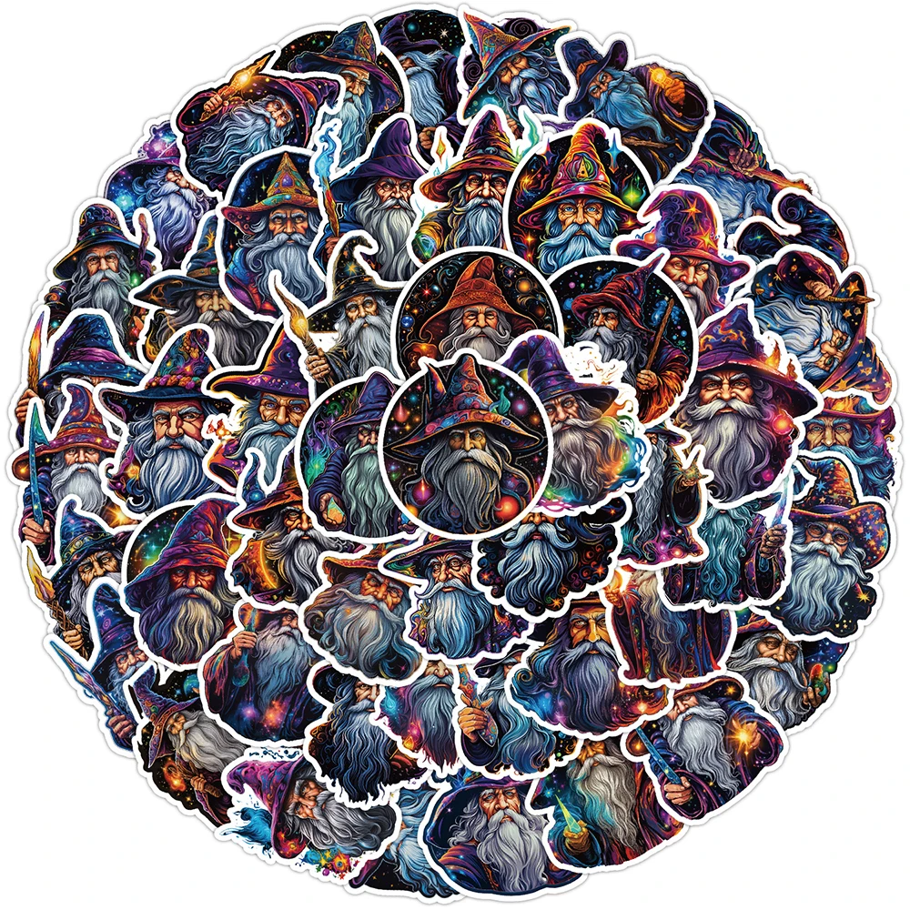 10/30/50 шт. в скандинавском стиле Волшебный Старик Граффити Наклейки Готические