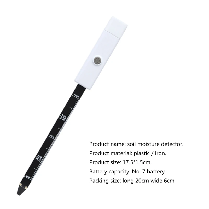 

Soil Moisture MonitorPlants Moist Testing Tool Soil Hygrometer Plant Detector Garden Care Planting Humidity Meter