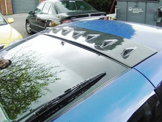 Автомобильный Стайлинг для Nissan 350Z Z33 вихревой генератор из углеродного волокна