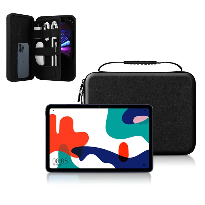 

HUWEI EVA Tablet Bag for Huawei MatePad 10.4 Shockproof Laptop Bag for Huawei MatePad 11 Pro 10.8 Case Hard Shell With Handle