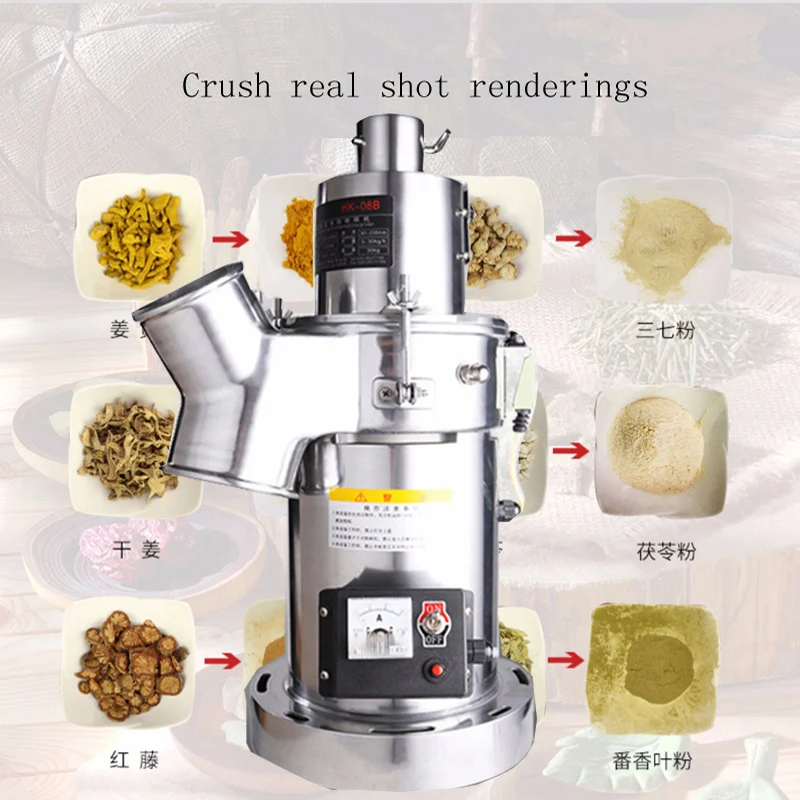 

Electric Herb Grain Mill Grinder Flour Machine DispensaryMills Powder for HerbPulverizer Food