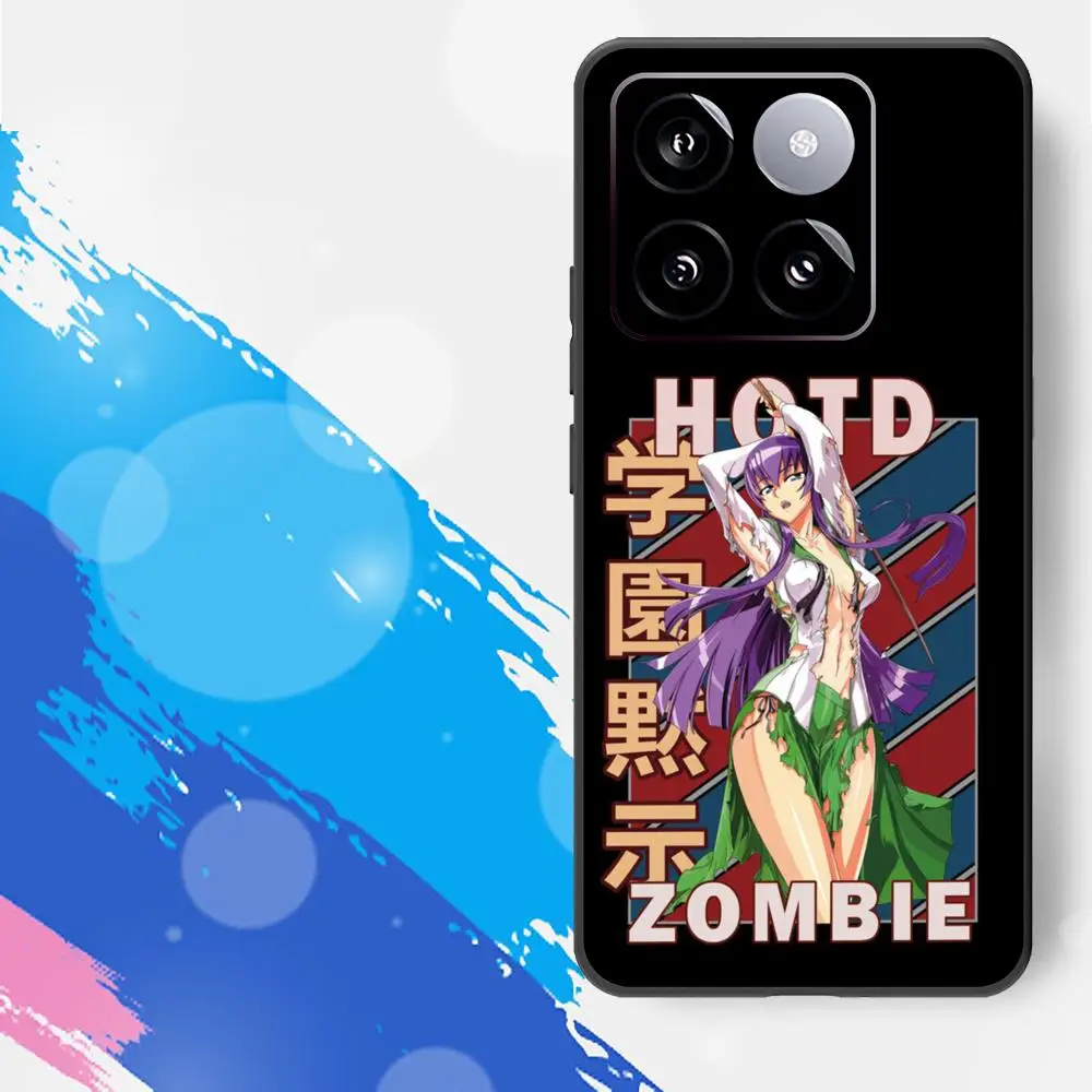 H_highschool OF THE D_dead Phone Case For Xiaomi 14 Ultra 13T 13Pro 13 12T 12 11T 11i 11 Black Silicone