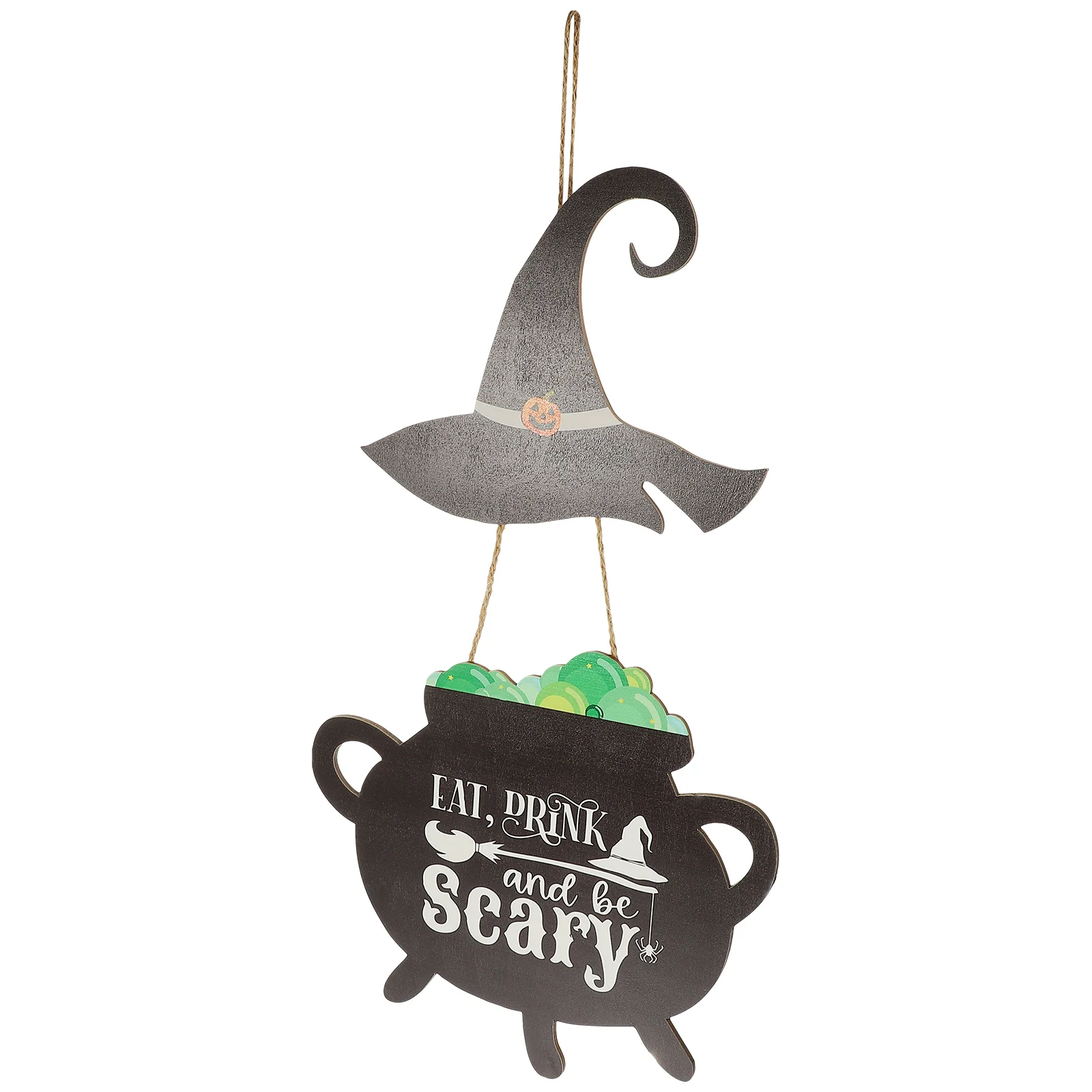 

Wood Door Sign Hanging Decorations Home Halloween Ornament Front Pendant Holiday