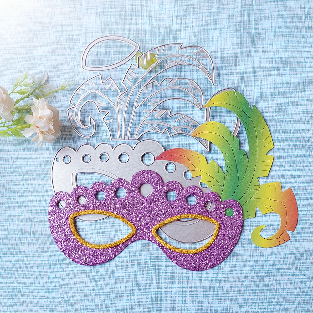 

New and Exquisite Glasses Mask cutting dies scrapbook decoration embossed photo album decoration card making DIY crafts