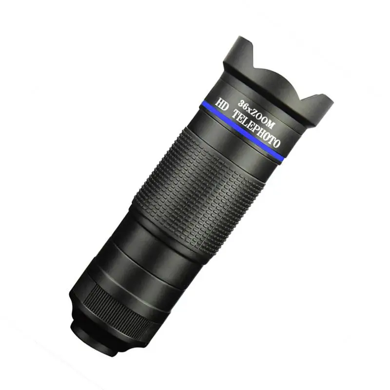

36x HD Telephoto Lens Phone Camera Lens Kit Cell Phone Camera Lens With Tripod Eyemask Storagebag Clip-On Lense For Most