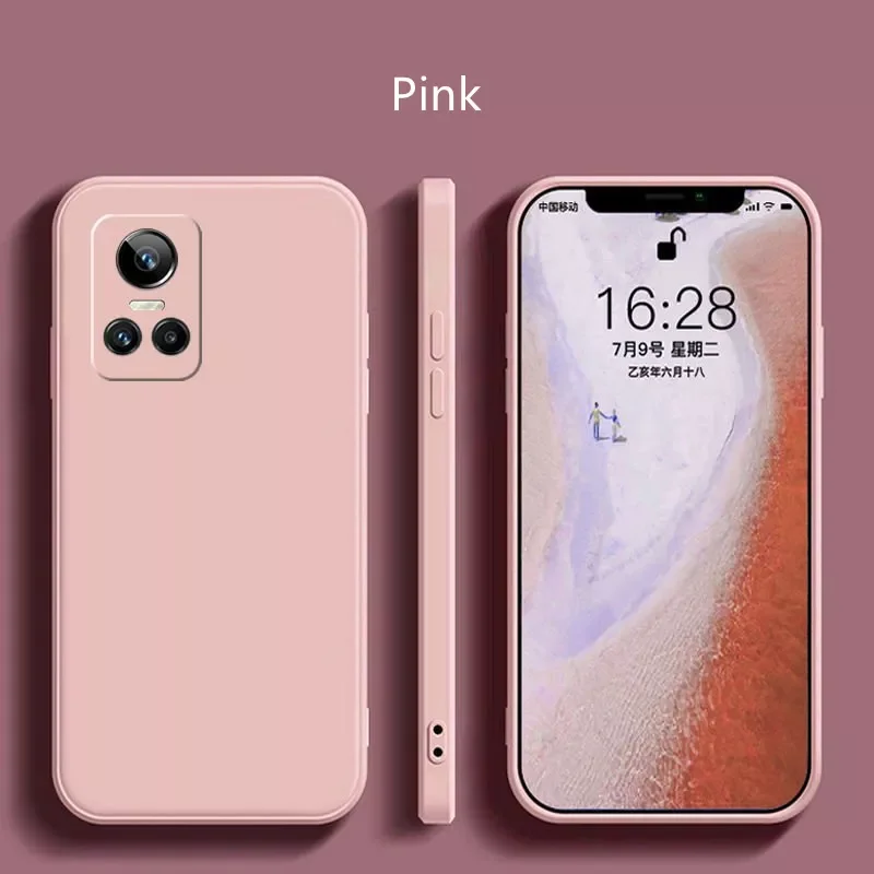 

GT Neo3 Case Cover For Realme GT Neo3 GT Neo 2 3T Case Soft Original Liquid Silicone Phone Bumper For Realme GT Neo3