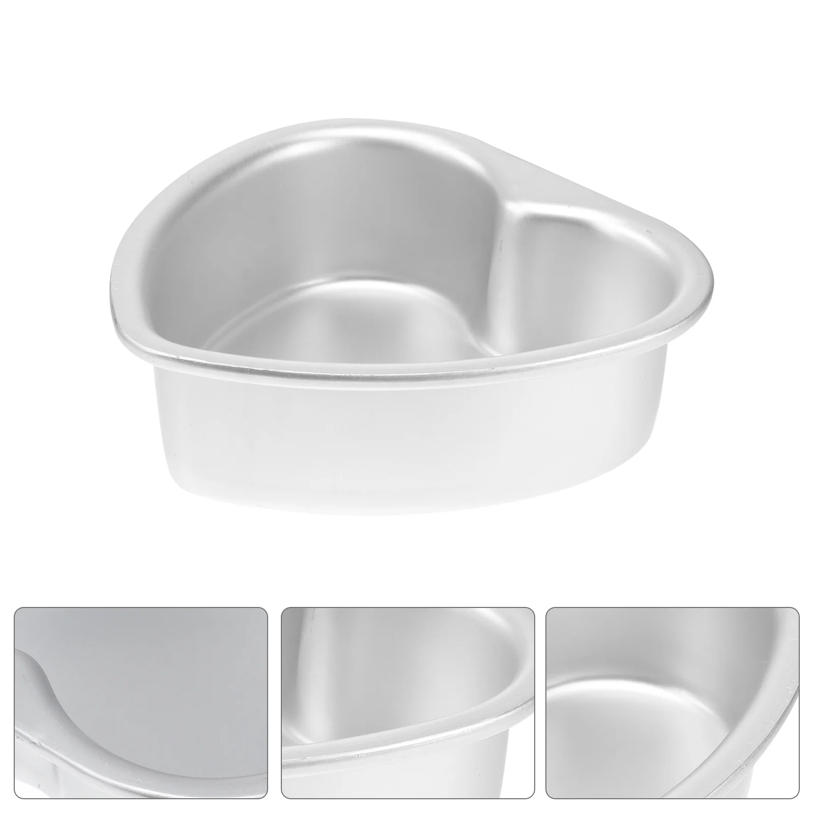 

Cake Heart Pan Baking Moldshape Aluminum Pans Molds Mould Set Tin Shaped Bakeware Molded Removable Bottom Inch Novelty Large
