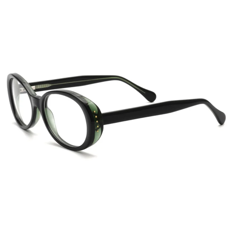 

Оправа для очков для близорукости для мужчин и женщин, винтажные оптические аксессуары в ацетатной оправе, защита от излучения, для работы за компьютером