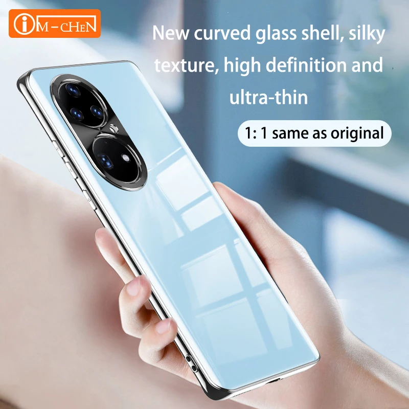 Official Cermet Case for Huawei Mate 40 30 P50 P40 Pro honor 50 60 nova9 Camera Lens Protective Case Original Color Back Cover