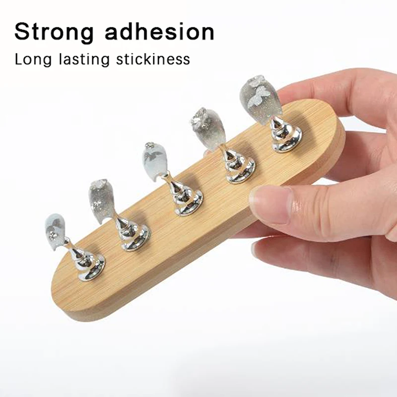 100 шт. двухсторонняя клейкая лента для маникюра прозрачная акриловая доска