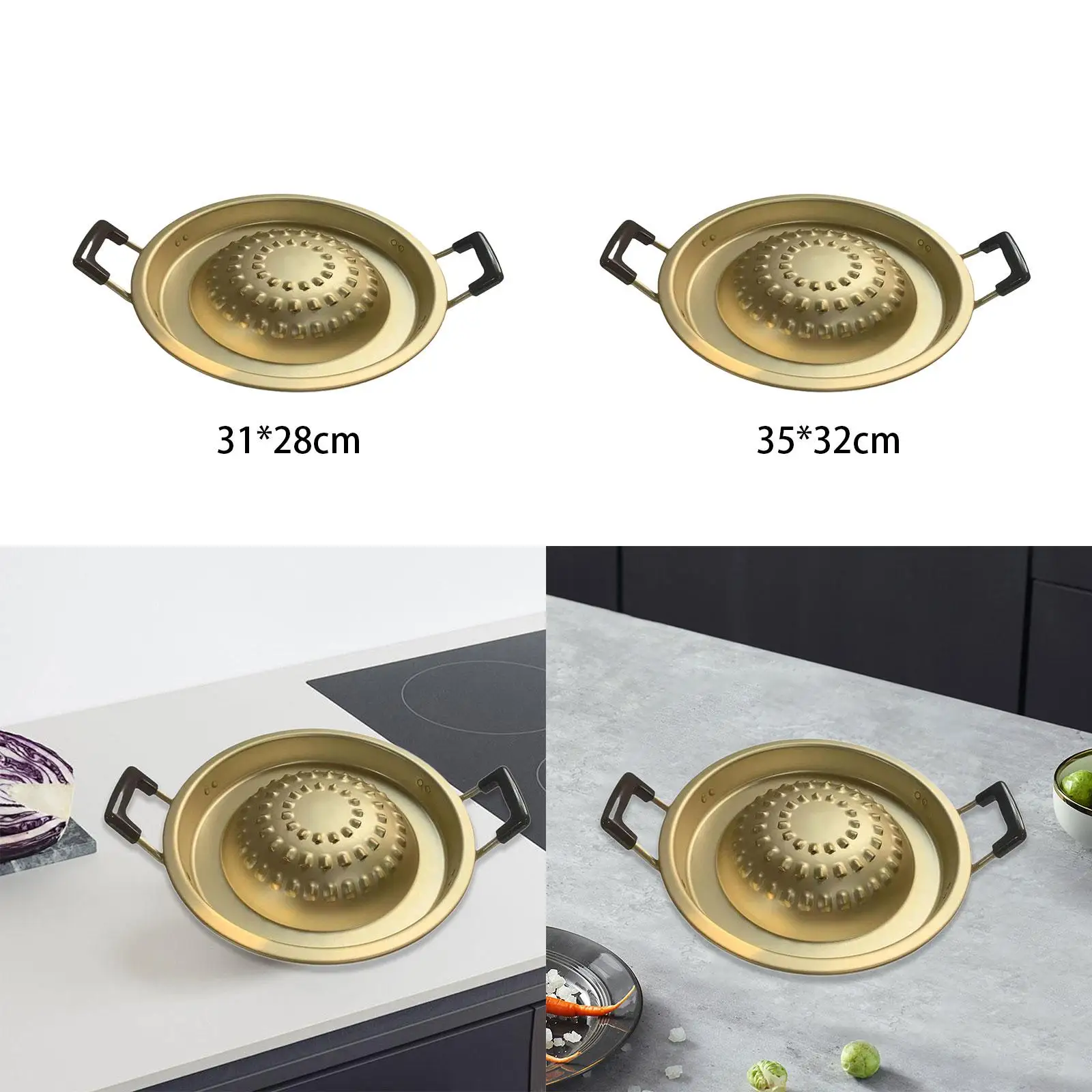 Корейская тарелка для барбекю сковорода-гриль кемпинга сковорода стейка с