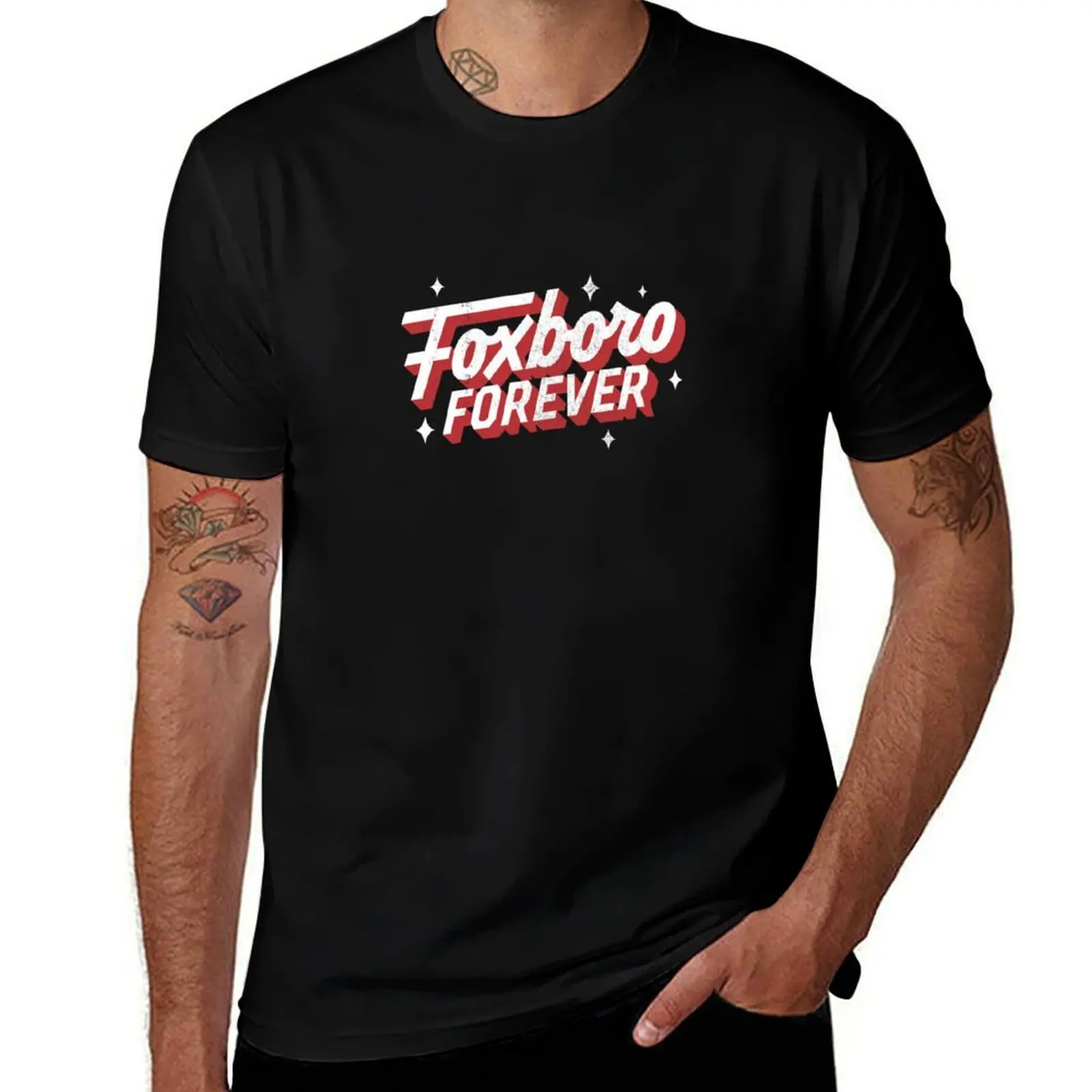 Фото Футболка Foxboro Forever, рабочая, с коротким рукавом, из хлопка. №1