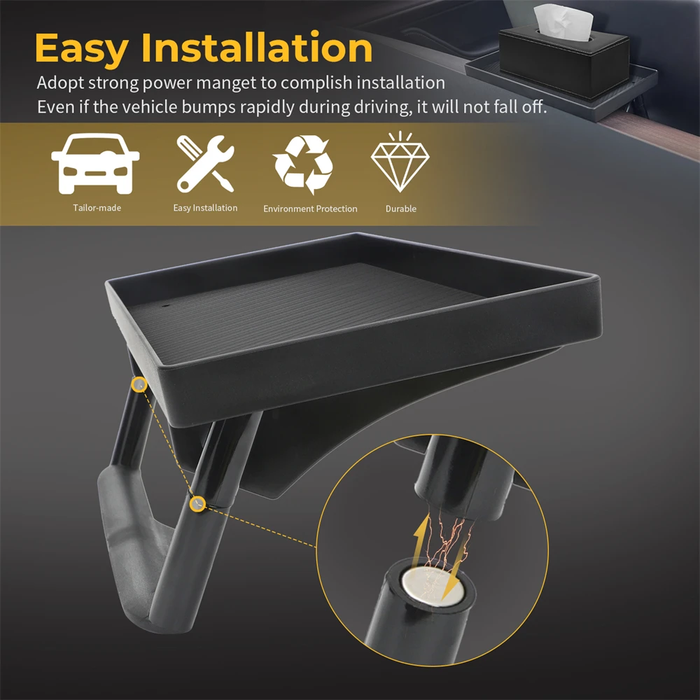 Магнитный ящик для хранения Tesla Model 3 Y задний скрытый в автомобиле модель