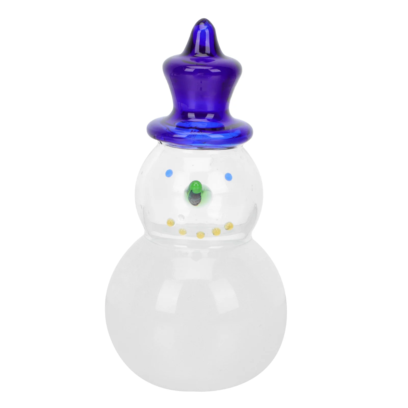 

1Pc Weather Bottle Tabletop Snowman Bottle Decoration Glassware Ornament