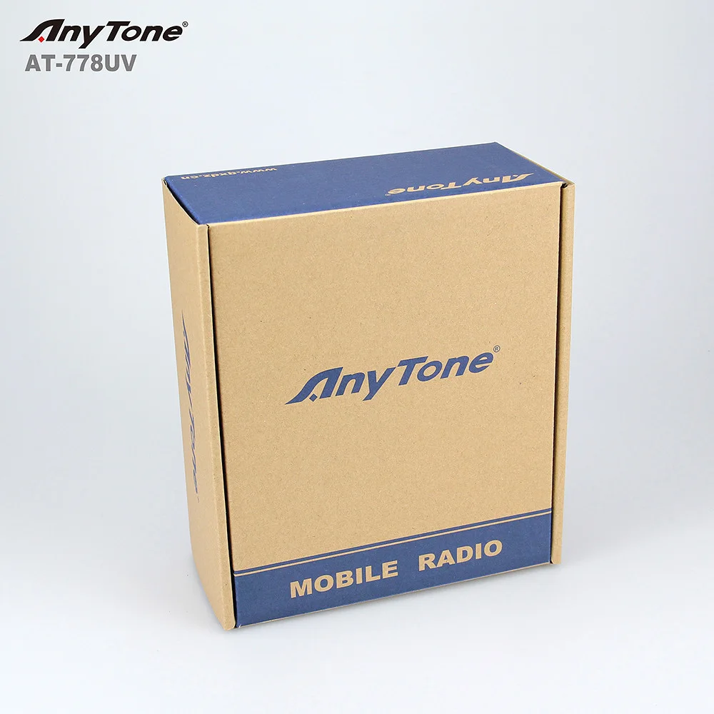 AnyTone AT-778UV II Mobile  Radio 25 Watt  Dual Band VHF UHF Two Way Radio Mini Amateur Transceiver for Car Vehicle