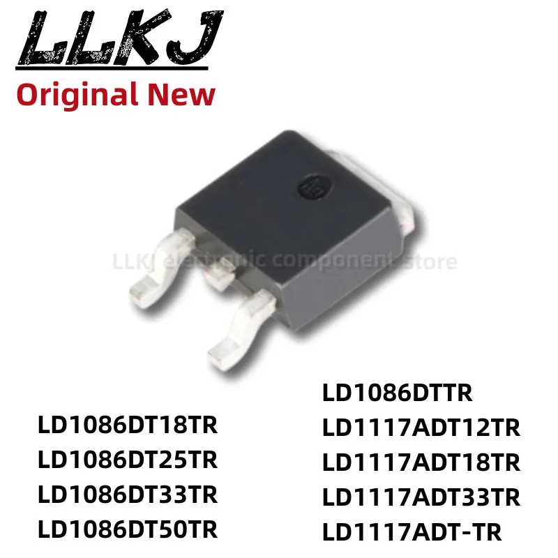 1 шт. LD1086DTTR/DT18TR/DT50TR 1117ADT 25/33/12/18 TR/-TR TO252 MOS FET TO-252