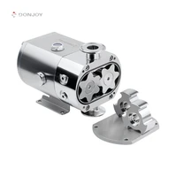 donjoy stainless steel mini type chocolate lobe pump lobe pump food grade rotary lobe pump