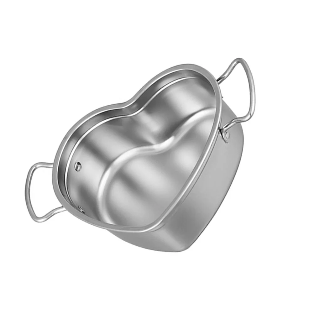 

Pot Soup Pan Stainless Pasta Steel Cooking Warmer Korean Milk Cooker Noodle Bowl Ramyun Ramen Replacement Kitchen Stew Heart