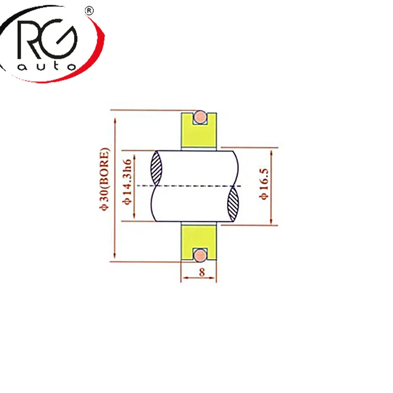 R134a сальник компрессора кондиционера автомобиля/уплотнительный штамп
