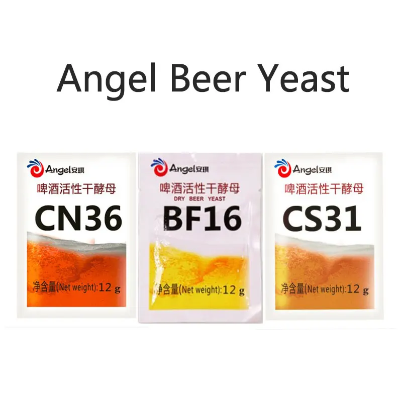 

Активные пивные дрожжи Angel CS31/CN36/BF16, 12 г/3 шт.