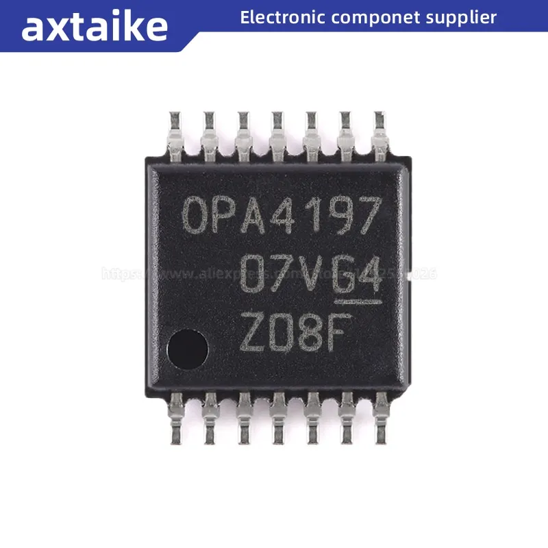 5PCS OPA4197 OPA4197IPW OPA4197IPWR TSSOP-14 SMD Precision operational amplifier IC