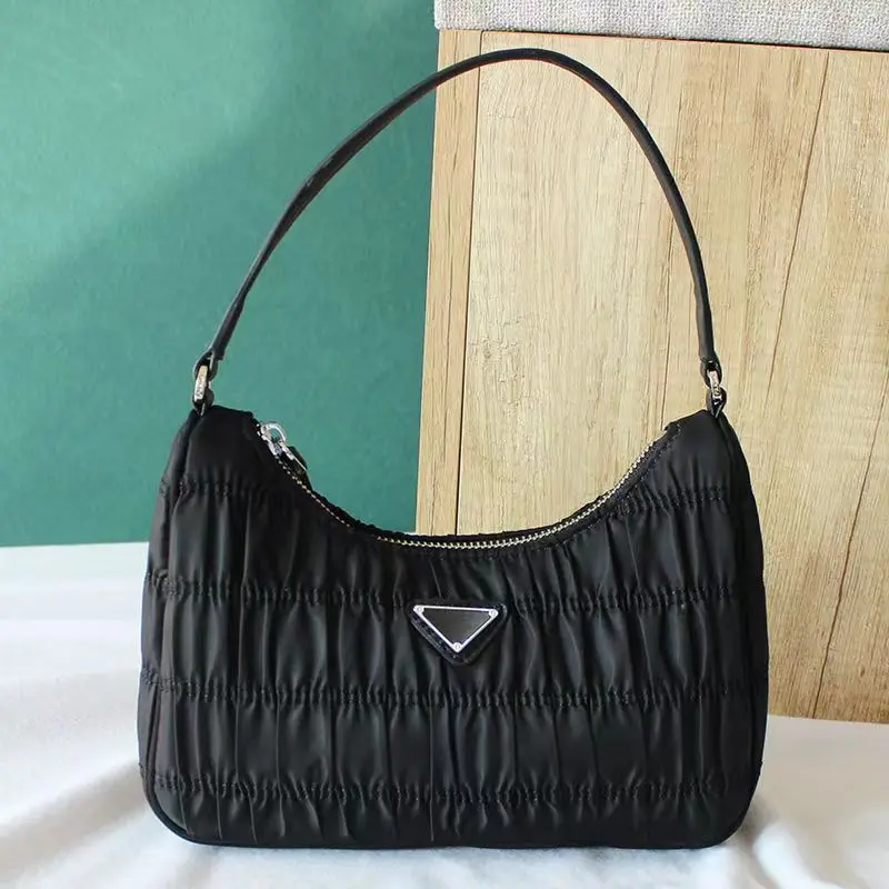 

2023 Женская винтажная сумка Y2K, модная сумка через плечо, стильная шикарная 2023 Маленькая нейлоновая сумка, сумка для покупок