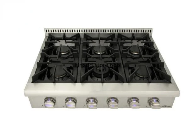 Коммерческая мультигорелка для еды в западном стиле 30/36/48 дюймов газовая плита из