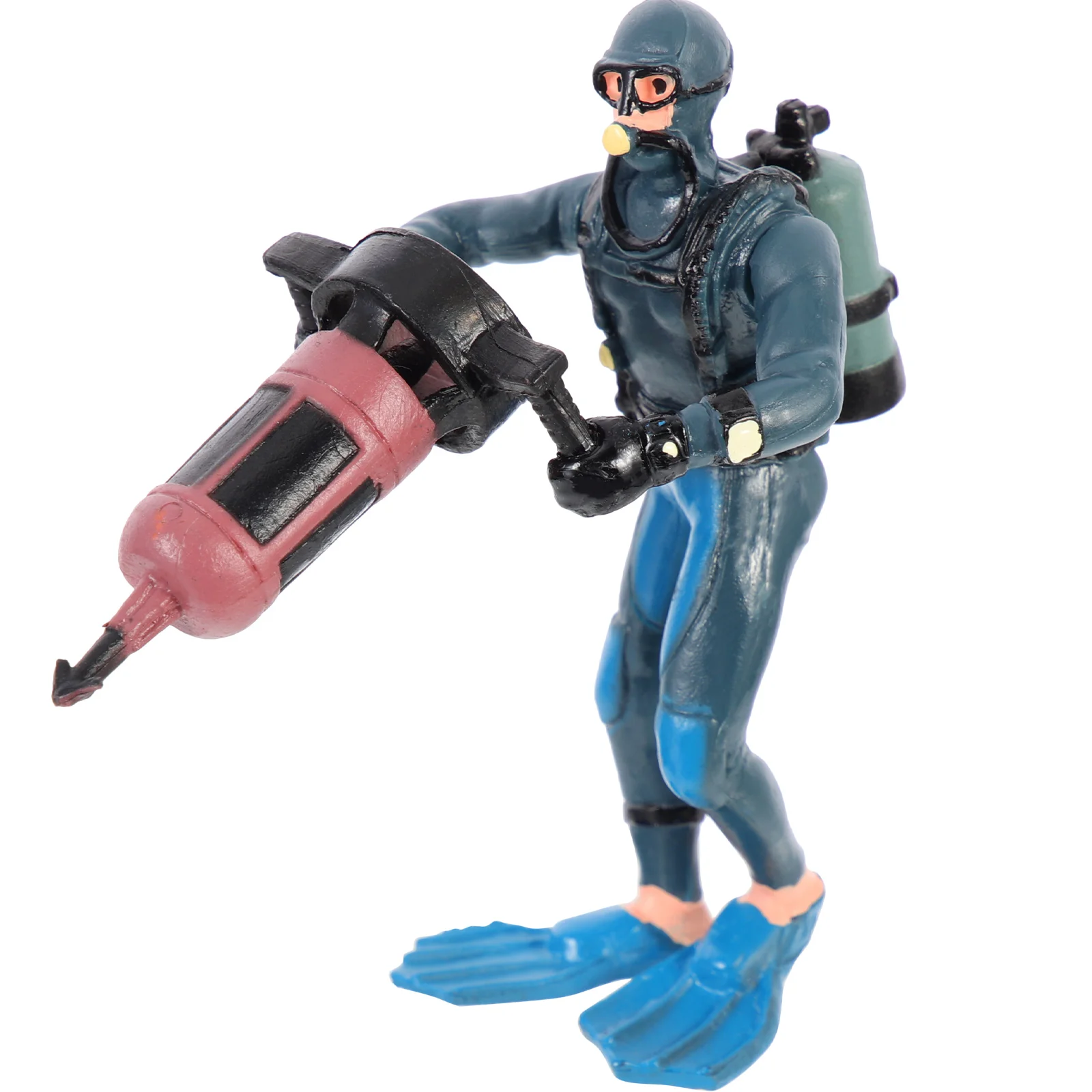 Модель дайвера декор украшения для аквариума игрушка статуя абс ландшафтный