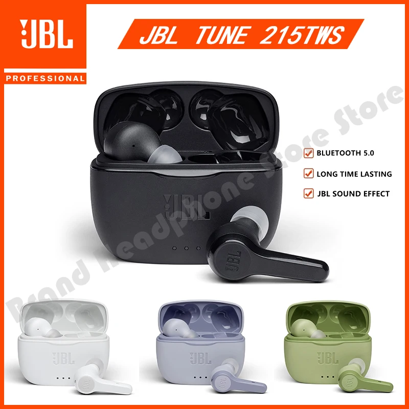 

Original JBL TUNE 215 TWS True Wireless Bluetooth-Compatible 5.0 Earphones Stereo Calls Earbuds Bass Sound Headset With Mic