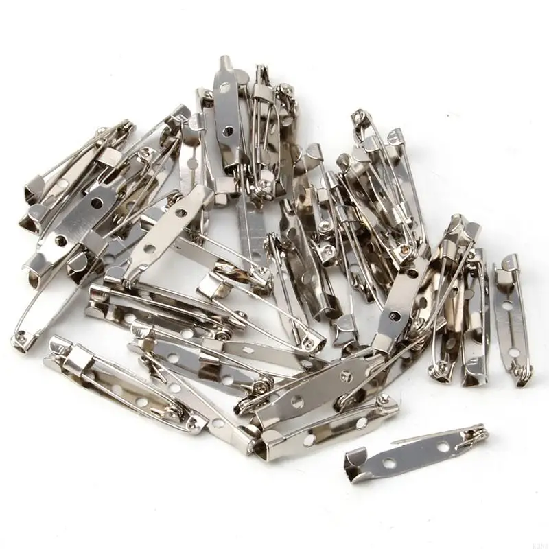 K3NA 50pcs Brooch Clip Base Pins аксессуары украшения декоративные союзники от 15 до 40 мм
