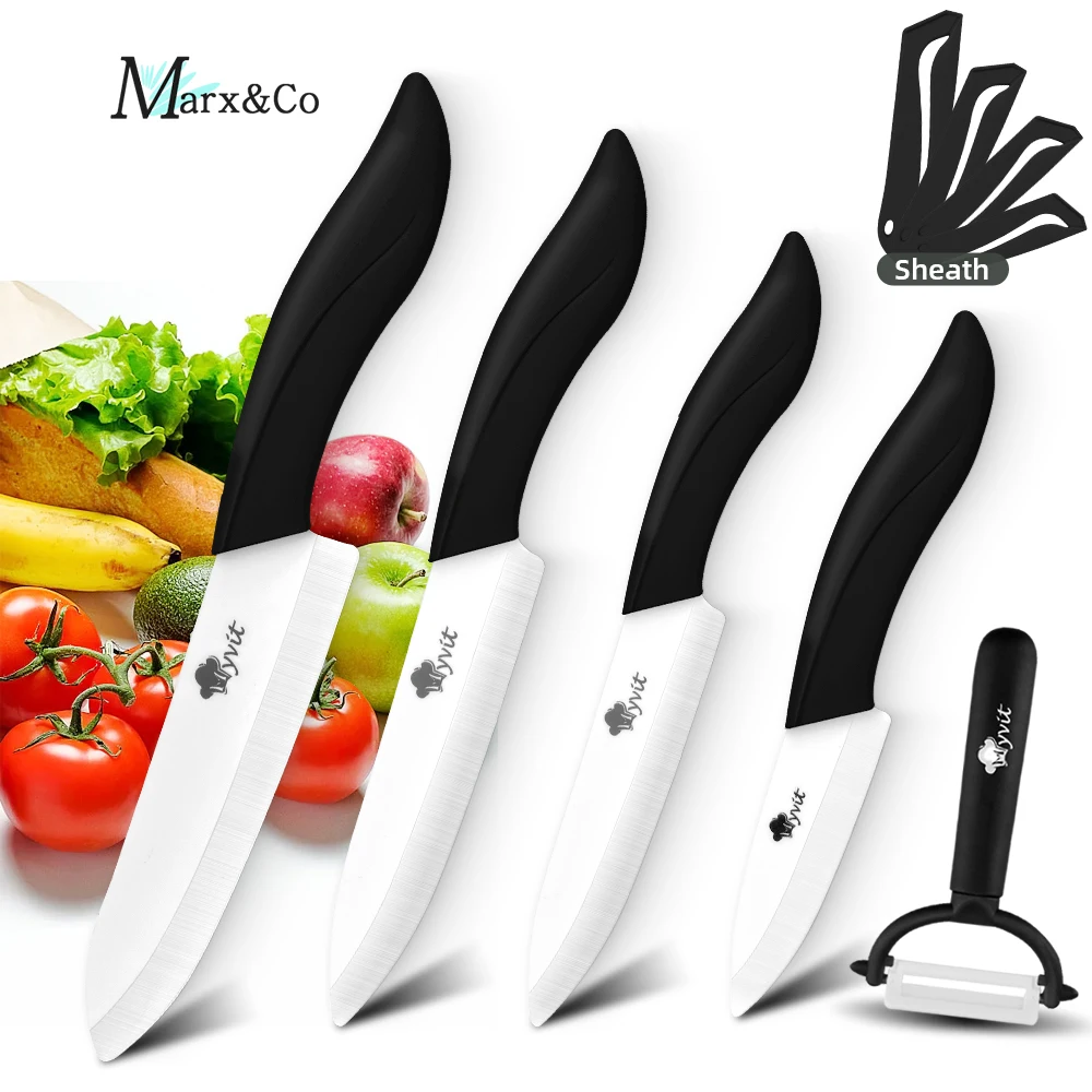 Керамический нож 3 4 5 6 дюймов практичный шеф-повара для ломтиков фруктов лезвие