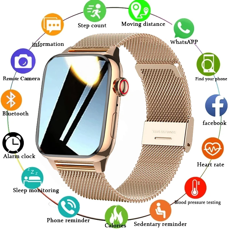 

2022 New Smart Watch Men Bluetooth Call Woman Smart Bracelet Fitness Tracker 1.69 Inch Full Touch Screen Waterproof Smartwatch