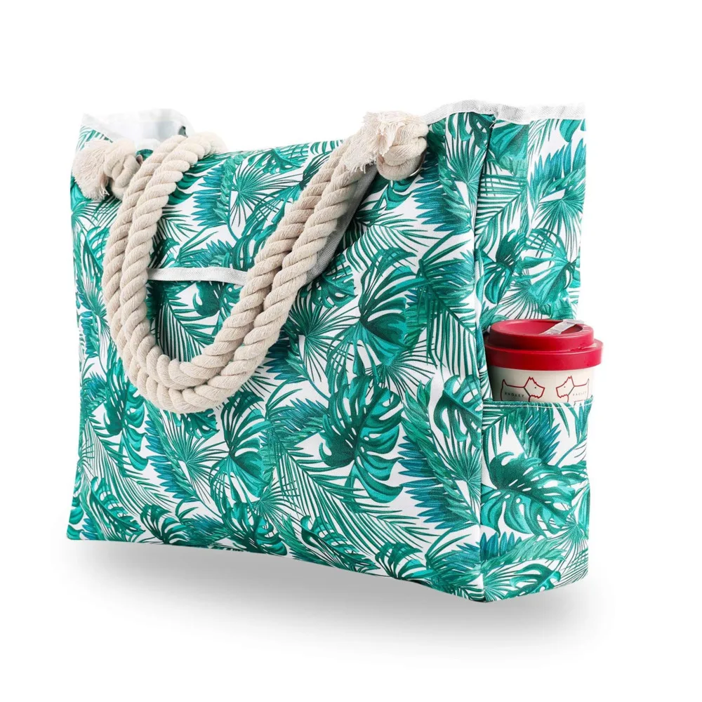 

Летняя Сумка-тоут, пляжная сумка, портативный мессенджер, Женская Холщовая Сумка на одно плечо, модная женская сумка для покупок с принтом