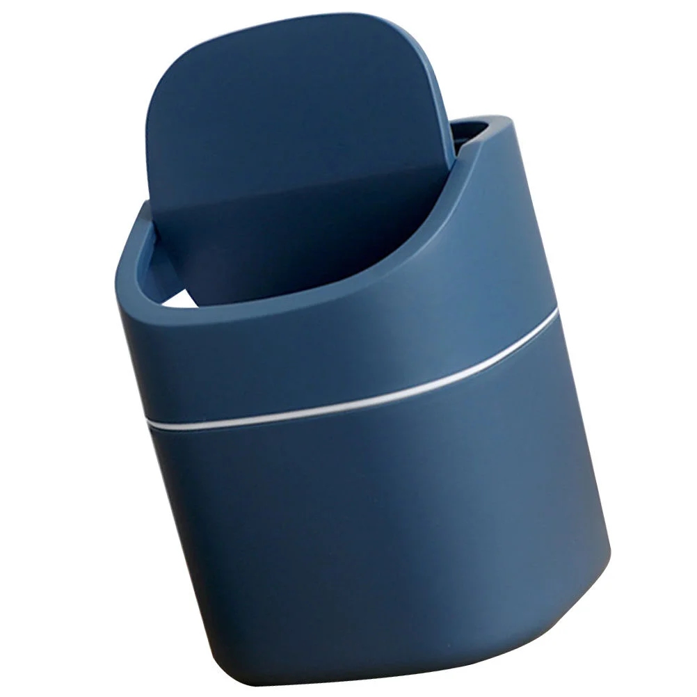 

Container Countertop Trash Can Mini Garbage Cans Small Plastic Nordic Bedside Desk Pp Material Tabletop Bins Lids