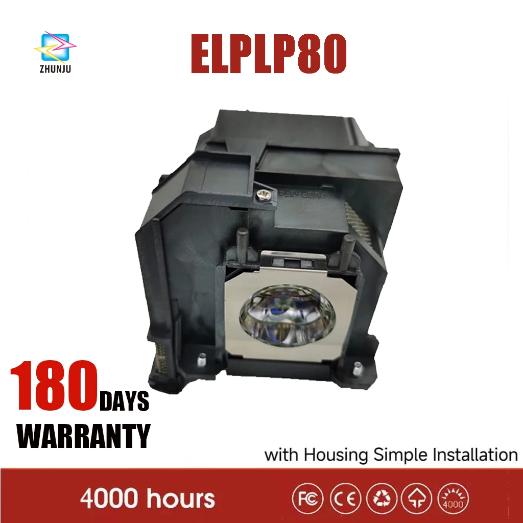 

Factory replacement projector lamp ELPLP80 FOR EPSON CB-585Wi CB-585W CB-1420Wi CB-1430Wi BrightLink 585Wi