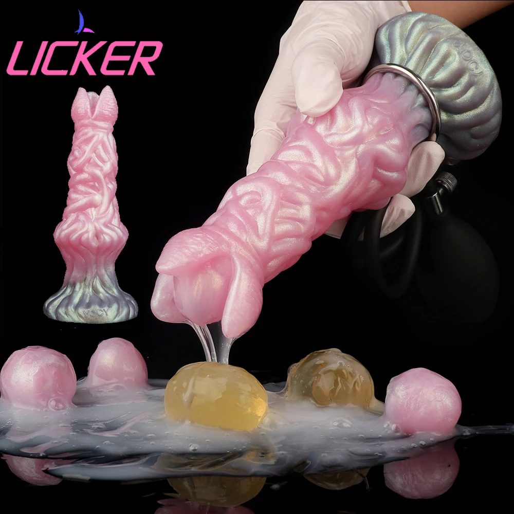 LICKER силиконовая анальная пробка пневматический овулятор фэнтезийный